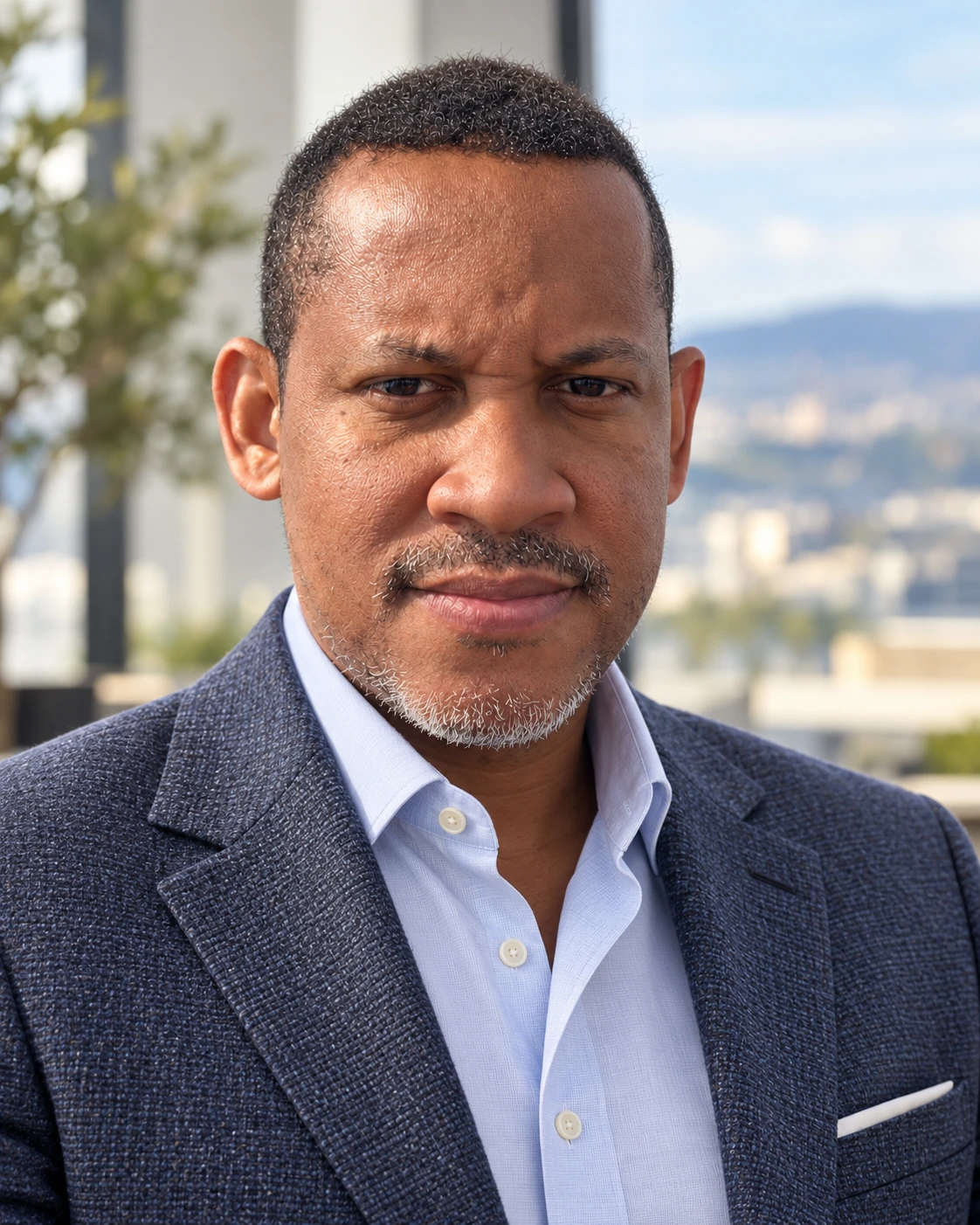 Portrait de Salim Galfane, trésorier des Enfants Lumières